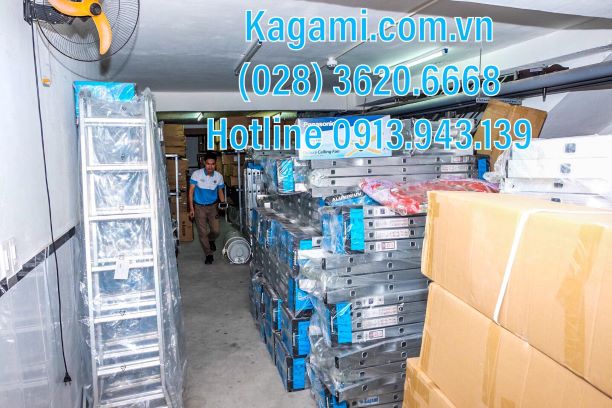 kho thang nhôm gấp 4 đoạn kagami giá rẻ tại tạ quang bửu quận 8 tphcm